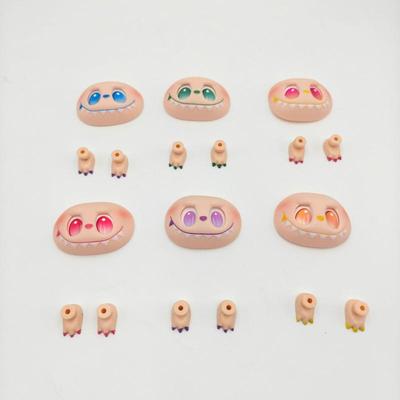 1 Набор Сделай сам Ручная работа Переключение Эмоций Labubu 3-й Большой в Энергию Виниловое Лицо Рука Нога Куклы Лицевые Аксессуары