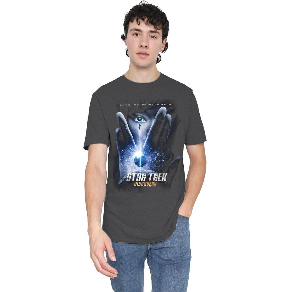 Футболка Star Trek Discovery Discovery Begins S-2XL, темно-серая, унисекс
