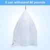 5pcs/set Reusable Produce Mesh Bags Eco Friendly Fruit Vegetable Bags for Kitchen Storage Net Merchandise Bags with Drawstring