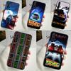 Back To The Future Time Machine Funda For Huawei Nova Y91 Y90 Y70 Y60 Y61 9 10 SE 11i 8i 7i 3i 5T P30 P40 Lite P60 Pro Case