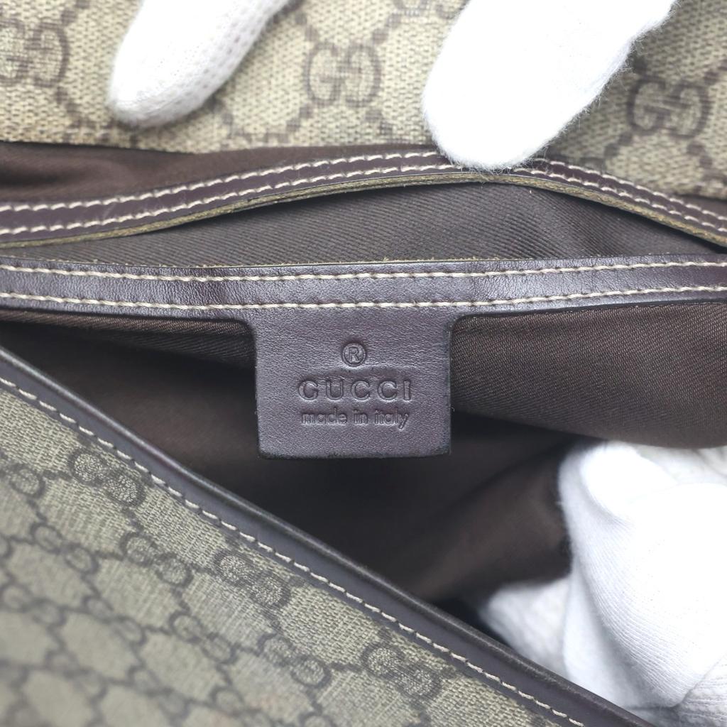 Gucci GG plus GG Supreme Сумка через плечо GG Supreme Canvas Коричневый 201732 002122 Б/у