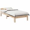 VidaXL Bed Frames Without Mattress 90x200 Cm Solid Pine Wood, Bedroom Furniture, Slatted Base, Double Bed, Bed, Bedstead, Bed In 859232