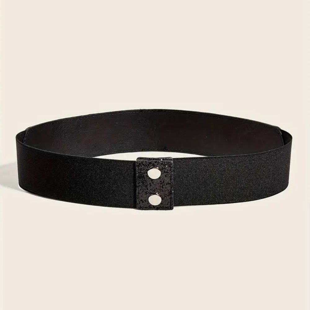 Широкий эластичный пояс Однотонный пояс для платья Высококачественный пояс со стразами для женщин