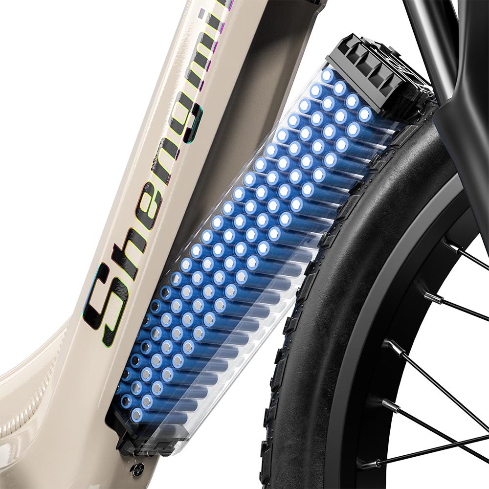 Shengmilo S700 1000W Dual-Drive Fat Tire E-Bike, 26x3.0 Tires, Samsung Battery, Hydraulic Brakes for Off-Road & Urban Commute