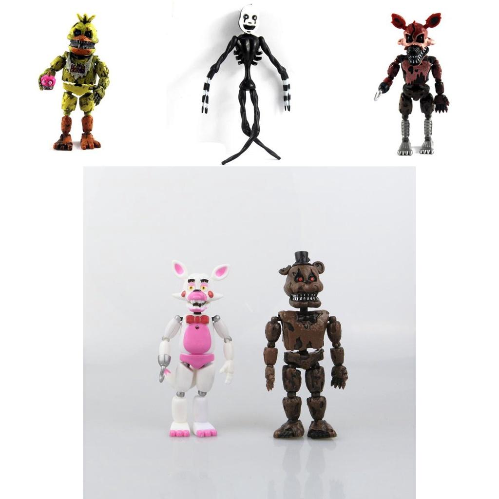 Яркие 19см Фигурки Fnaf Five Nights At Freddy's 6шт Для Детей с Воображением