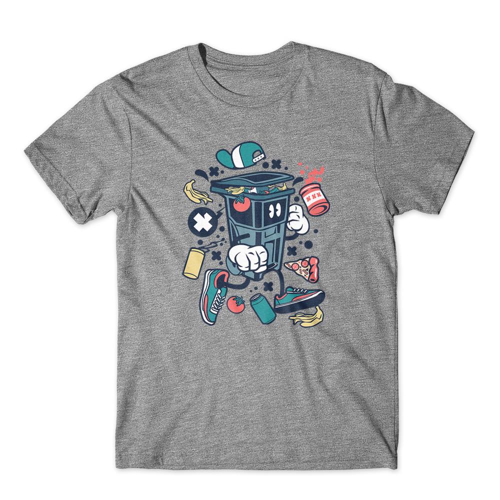 Trash Can T-Shirt 100% Cotton Premium Tee New