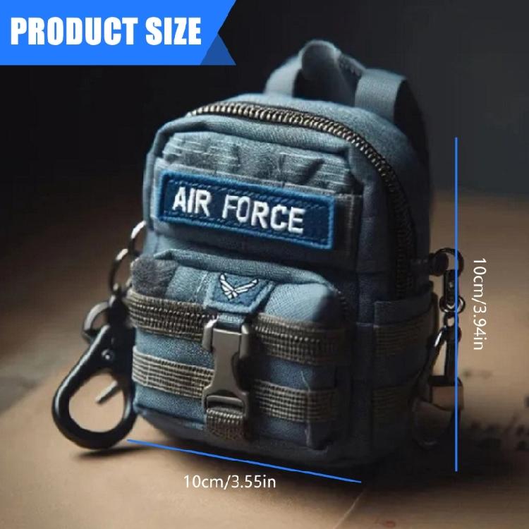 Backpack Keychain Heavy Duty Fabric Construction Multifunction Key Rings Enthusiast Collectible Item