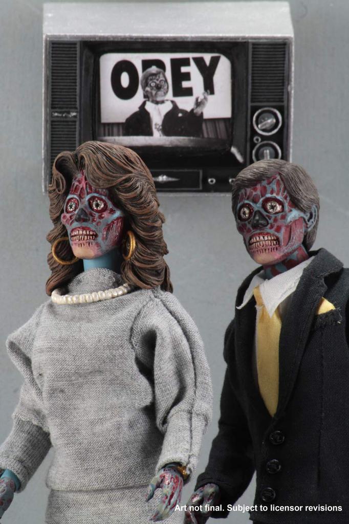 They Live гуманоидный инопланетянин 8 дюймов экшн кукла 2PK