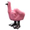 Middle Finger Little Duck Decor Resin Small Duck Sculpture 7.5cm Duck Decorative Figurine for Home Garden Desk Decoration