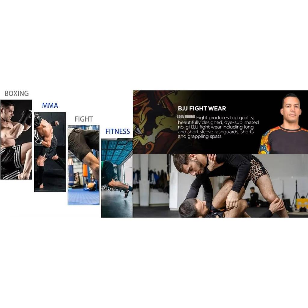 Муай-тай Кикбоксинг Бокс ММА UFC Повседневные Шорты Спортзал Спорт Унисекс Мужские Женские Фитнес Тренировка Быстросохнущие Принт Эластичная Талия Фитнес-тренировки