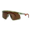Oakley Солнцезащитные очки с узорной оправой/оправой-броулайнером женские зеленые
