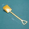 410 stainless steel creative modeling shovel spade spoon ice cream watermelon spoon fruit fork dessert mixing spoon tip spoon