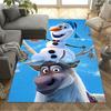 Snowman Olaf's Adventure Carpet Design for Balcony Dining Room Game Room Kitchen Anti-slip Rug Decorate Offices Wedding Party Gift