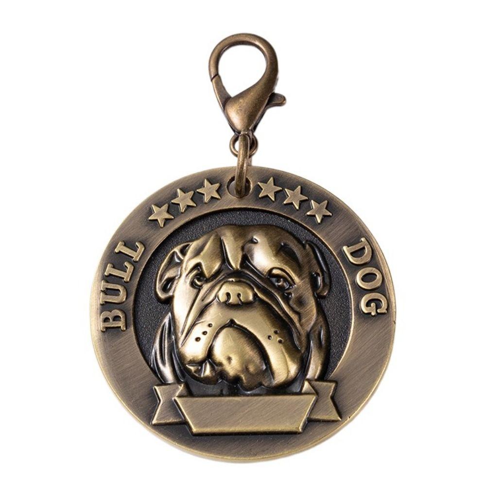 Товары для животных, собачья бирка с 3D тиснением, табличка с именем, антипотеря, нержавеющая сталь, металлическая идентификационная карточка для питомца