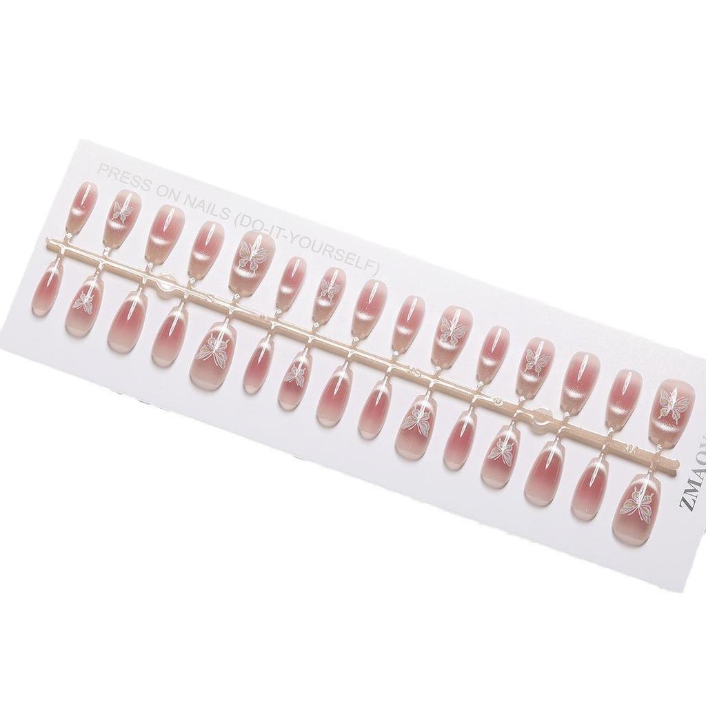 Румяна для ногтей с позолотой «кошачий глаз» — набор из 30 предметов, ручная работа, готовые к использованию размеры XS/S/M