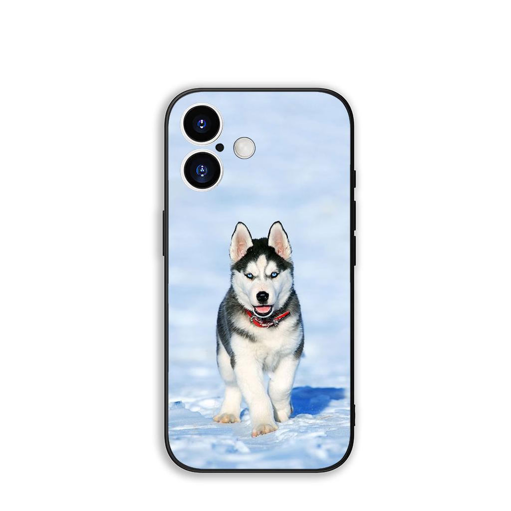 Cover Lovely Husky Dog Funny for Motorola Moto G04 G13 G14 G22 G23 G20 G32 G34 G35 G64 G82 G84 G53 G60 G72 E14 E15 E13 Case