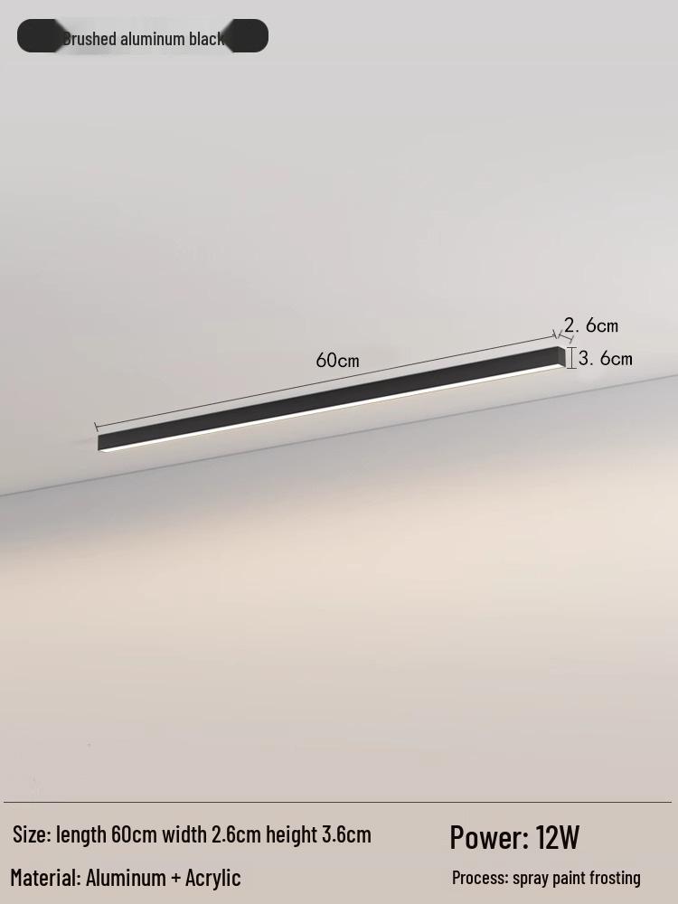 Скандинавская минималистичная светодиодная лента для гостиной, прихожей, спальни и балкона