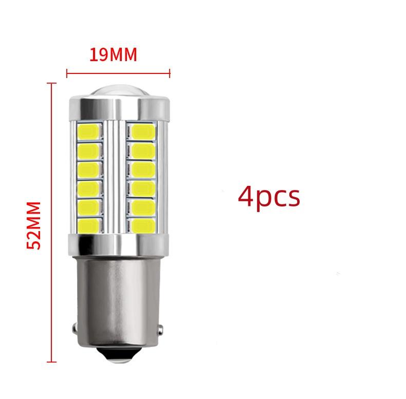 4 шт. автомобильная супер яркая 144 светодиодная лампа указателя поворота без ошибок без гипервспышек 1156 BA15S P21W/BAU15S PY21W/T20 LED 7440 W21W W21/5W