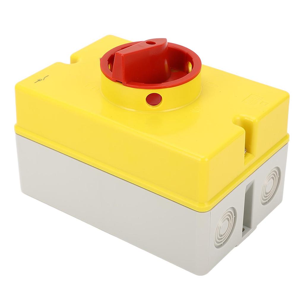 Solar Disconnect Switch 4P 415V 25A PV Isolator Switch IP66 Waterproof Box for Outdoor
