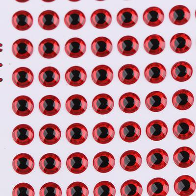 100 шт., голографические глаза для рыболовных приманок, наклейка на рыболовную приманку 3D 3/4/5/6 мм, искусственные глаза для рыб, наклейка на рыбьи глаза