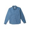 Рубашка Urban Outdoor Series Commuter Pocket Solid Color Casual Single-Breast с длинным рукавом Мужские рубашки темно-синего цвета A62CD-DJ5