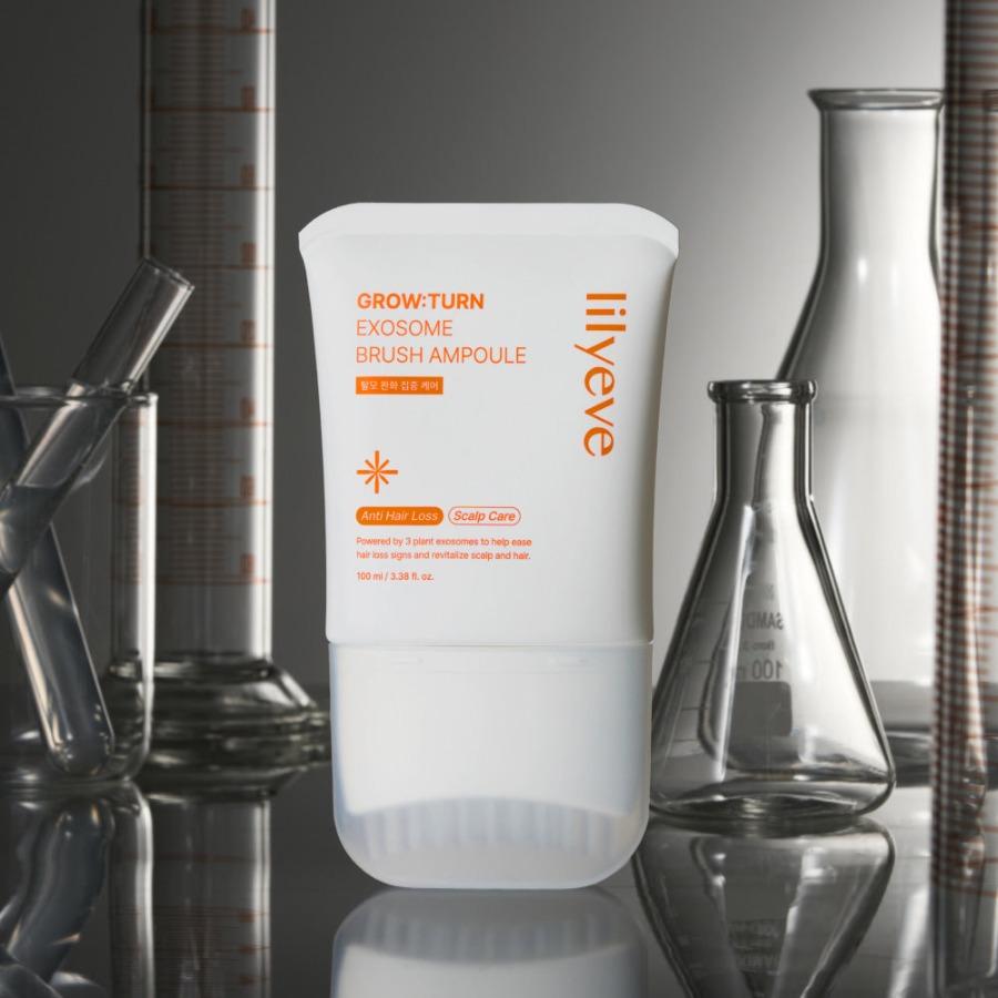 lilyeve Расти:Сыворотка-ампула для волос Turn Exosome Brush Prime 100 мл 2 шт. | Корейская эссенция и сыворотка для волос
