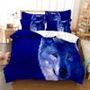 Wolf Duvet Cover Set Wolf With Mechanical Eye Bedding Set For Kid Teens Adults 3d Printing Queen King Size Polyester Quilt Cover