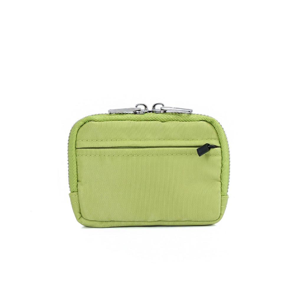 Portable Men Wallet RFID Anti-theft Mini Earbuds Storage Bag Square Nylon Coin Purse  Student