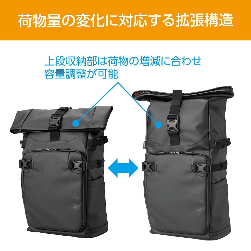 HAKUBA Сумка для камеры Plus Shell Resist 02 Рюкзак M AZ Pure Black AMZSPRS02BPMBK Рюкзак для камеры Рюкзак с верхней и нижней 2 воздушными камерами из ПВХ