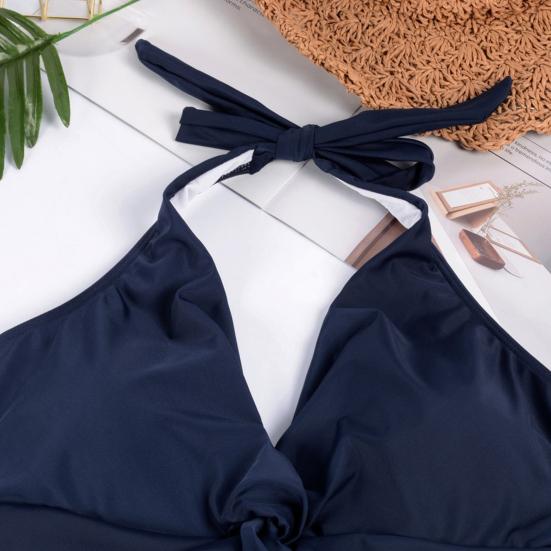 V-neck Maternity Swimwear Padded Breathable Slim Fit Pregnancy Swimsuit for Water