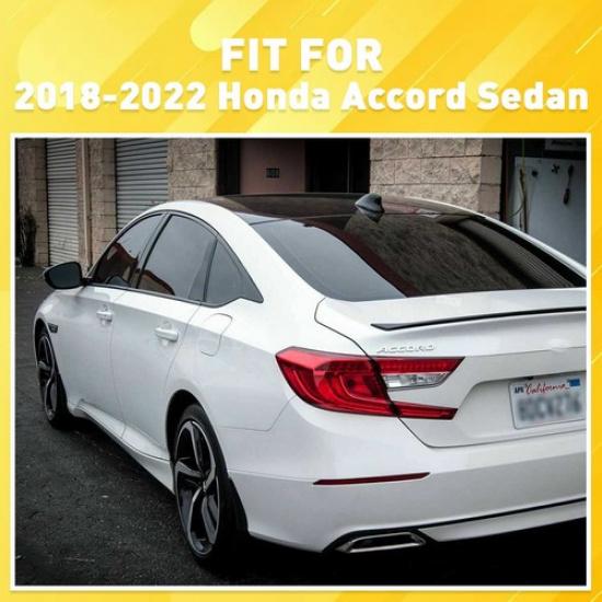 6X Chrome Delete Window Trim For Vinyl Matte Black Honda Accord Sedan 2018-