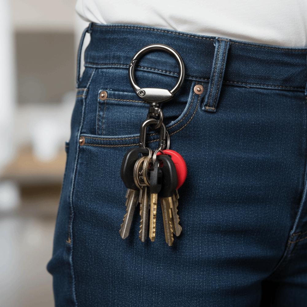 3pcs Multifunctional Metal Swivel Clasp Clips Rotating Trigger Bag Buckle DIY Crafts