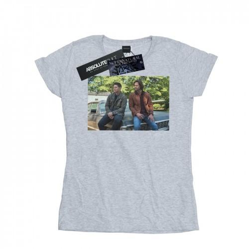 Supernatural Womens/Ladies Impala Brothers Cotton T-Shirt