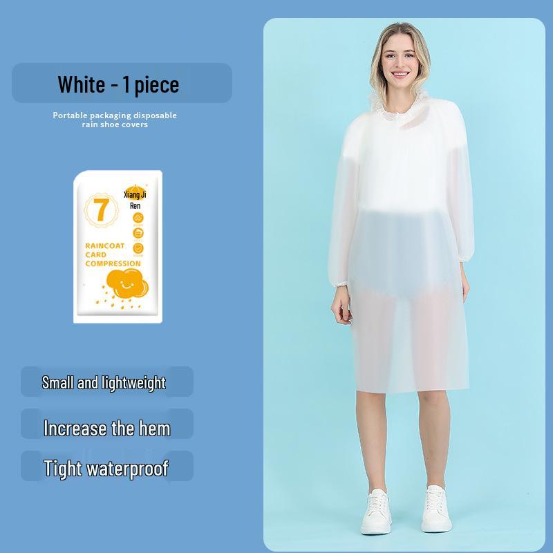 Портативные водонепроницаемые толстые прозрачные одноразовые бахилы - индивидуально упакованы для использования на открытом воздухе