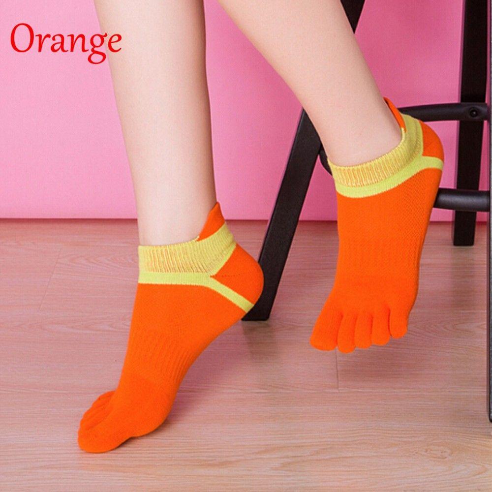 Sports Fashion Autumn Breathable 8 Colors Toe Socks Ankle Five Finger Socks Cotton