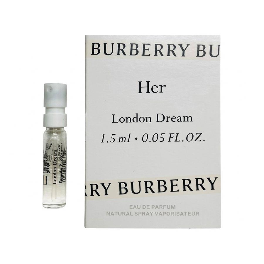 Burberry Her London Dream Женский парфюмерная вода 1,5 мл Мини-спрей для духов Образец Портативный Цветочный аромат Дорожный размер Женский флакон с ароматом