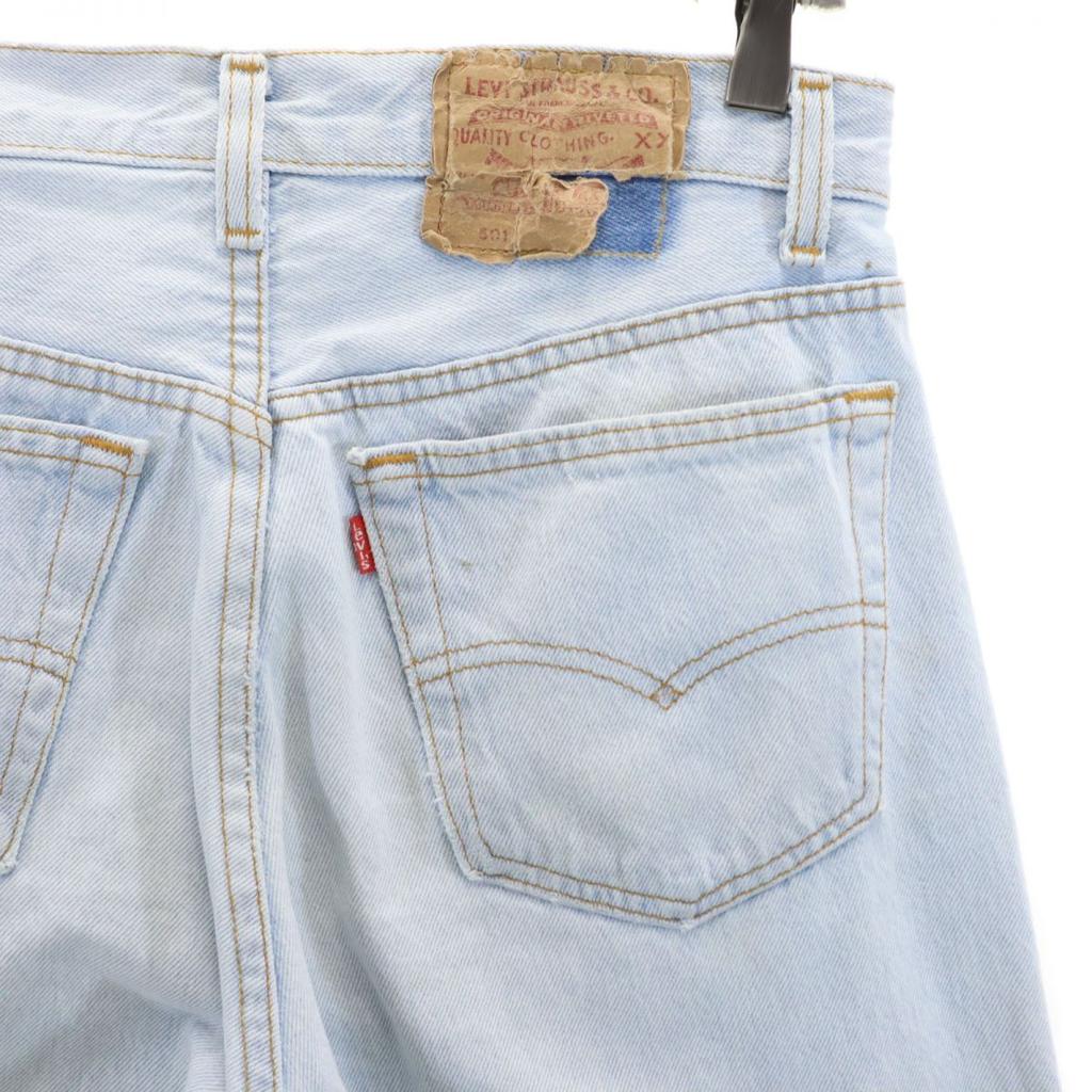 Levi's Джинсы 501 прямого кроя 80-х годов W30 Джинсы на пуговицах Мужские Б/У