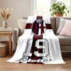Bologna Football Club blanket Flannel Blanket Soft Cozy Plush Throw for Sofa Bed Lightweight Home Decor