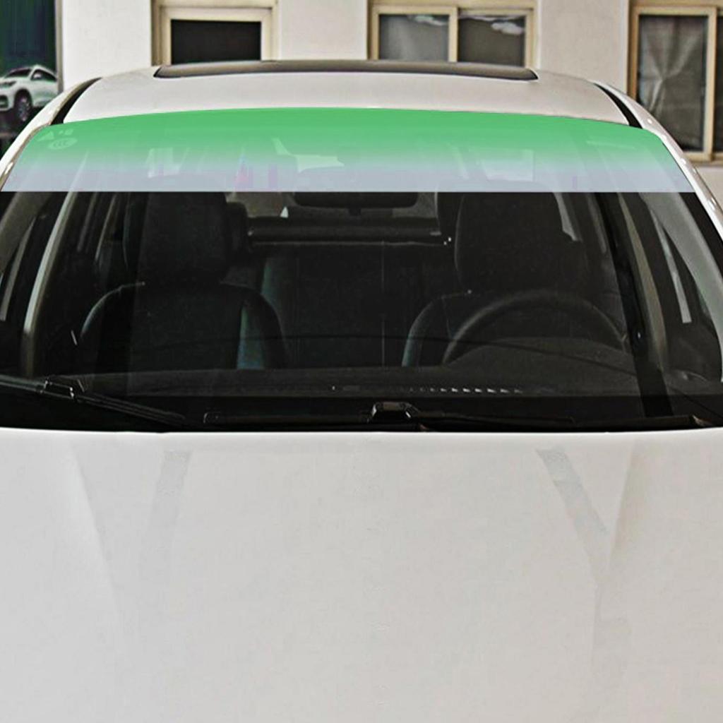 Тонировка лобового стекла Автомобильная тонировочная защитная пленка Декор экстерьера автомобиля Стикер для снижения жары для лобового стекла грузовика Солнцезащитные козырьки для лобового стекла 1