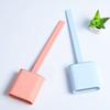 Revolutionary Silicone Flex Toilet Brush with Holder,No-Slip Long Handle Toilet Brush with Holder, Standing Holder & Wall Mounting Cleaning Brush Set
