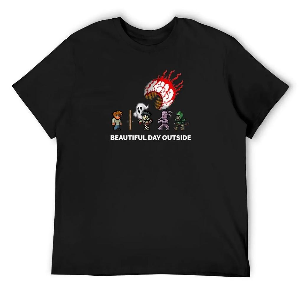 Смешная футболка с дизайном Terraria хлопковая мужская футболка Мужская футболка оверсайз тяжелые футболки для мужчин