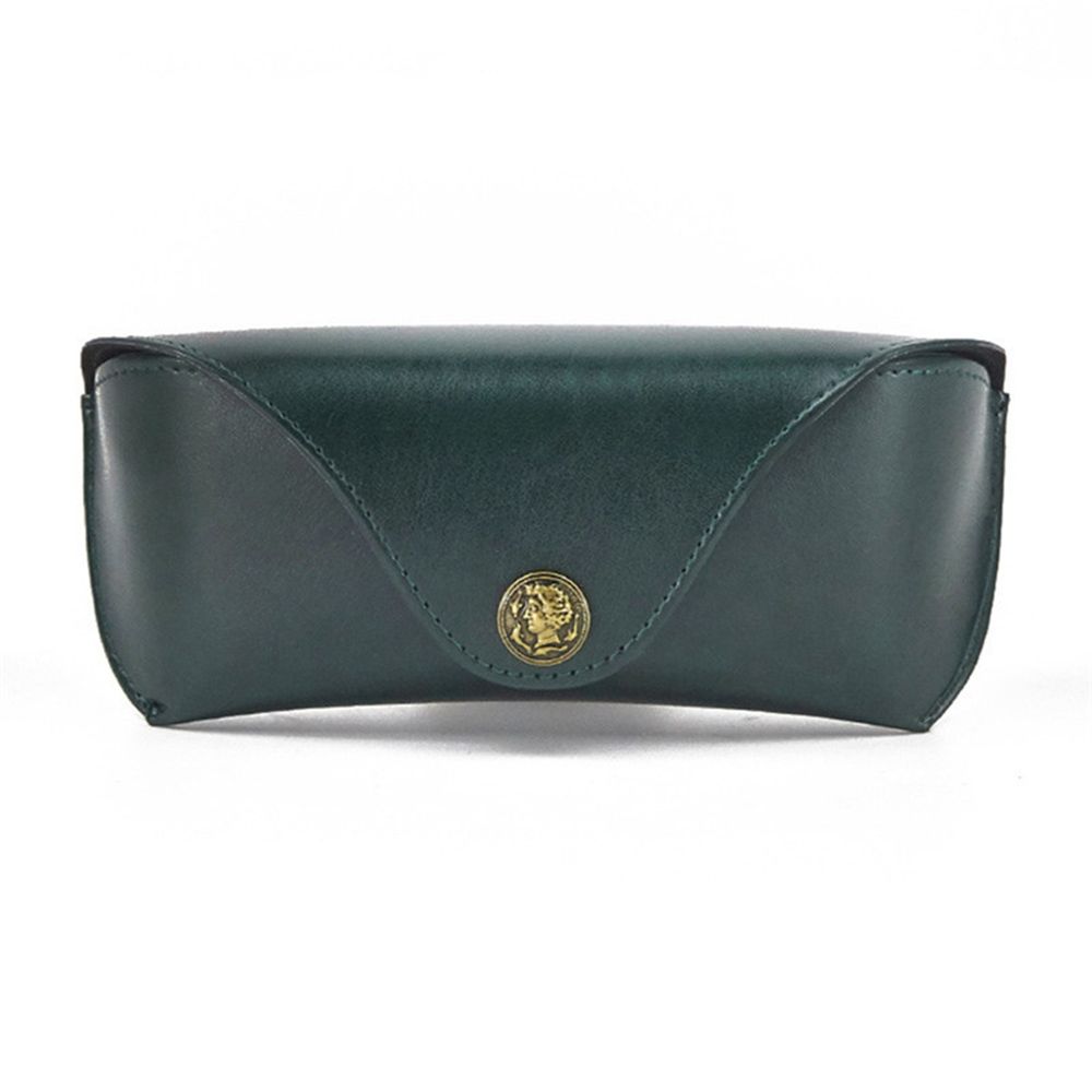 Glasses Box Male Eyewear Protector Case Sunglasses Pouch Eye Glasses Holder Leather Glasses Case