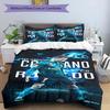 Ronaldo's Prince Neymar's Journey Glory Bedding Set, Breathable Duvet Cover with Pillowcases, Soft Bed Linen for Bedroom Home Decoration, Perfect Fest