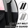 2Pcs Universal Car Seat Belt Cover Adjustable Soft Pads Seat BackPack Accessories Belt Plush Shoulder Kids Adults Strap Aut X3S5