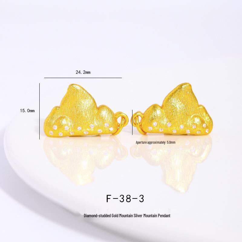 Подвеска из древнего песочного золота: Стойкое сохранение цвета, Амулет богатства и удачи, Ретро аксессуар для браслета/ожерелья