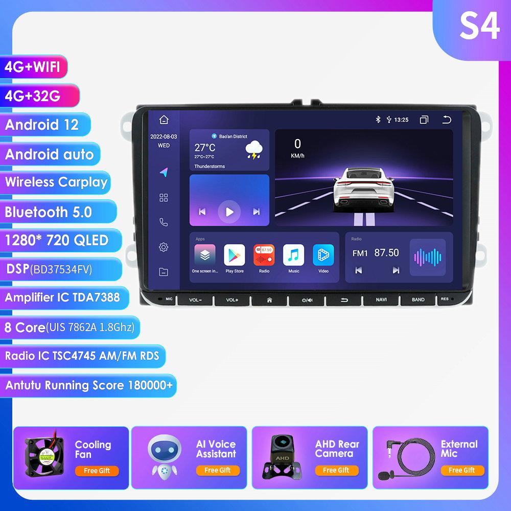 Автомобильная магнитола Hizpo Octa Core 9 дюймов Android AutoRadio для Volkswagen VW Passat B6 B7 CC Tiguan Touran GOLF POLO Carplay 4G Автомобильный мультимедиа GPS 2din стерео
