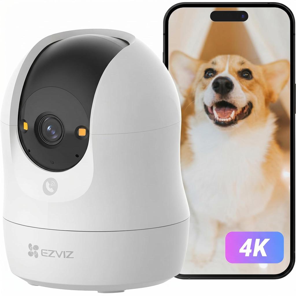 EZVIZ C6N G1 Dome Security Pet Camera Camera, 4K, 8MP,