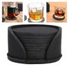 10 Pcs Felt Coasters Heat Insulation Water Absorbant Anti Scalding Table Cup Drink Bottle Anti Skid Round Placemats