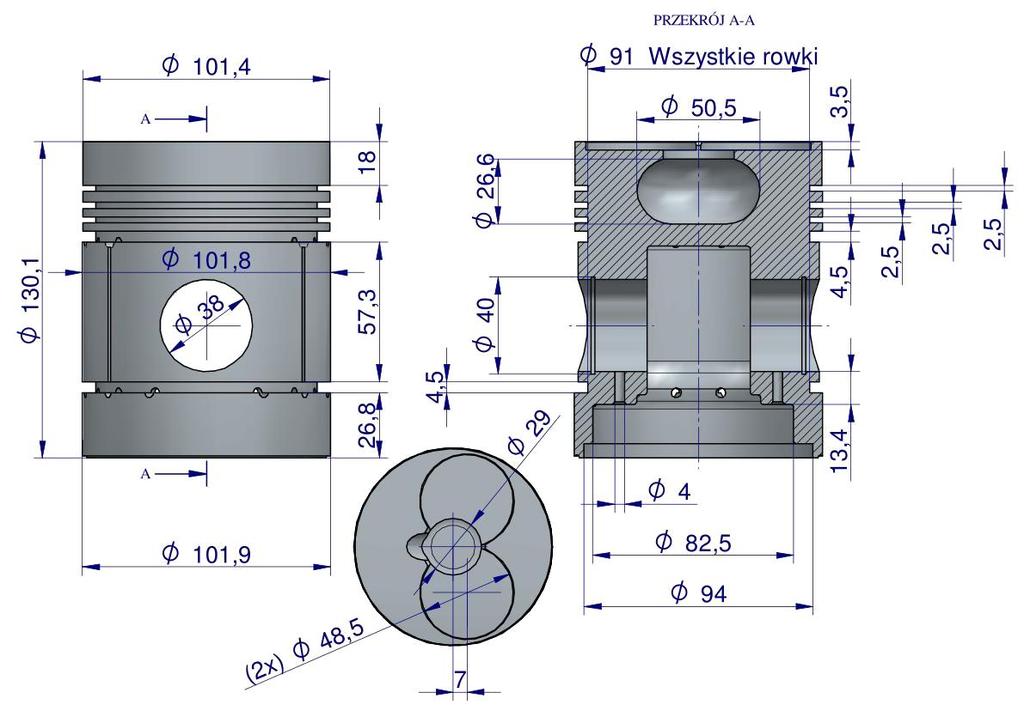 Zestaw Naprawczy Silnika C-330 Oryginał Ursus
