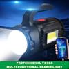 New Handheld Flashlight with Built-in Tool Kit, Charging Belt, Side Light, Emergency Multifunctional Handheld Work Light